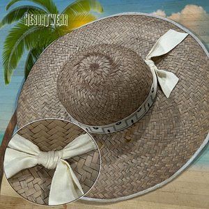 Resortwear Wide Brim Straw Hat
